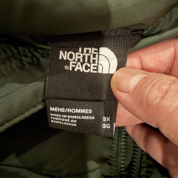 NEW NORTH FACE Big Aconcagua 3 Puffer Jacket 600 Fill Men 3X Green Outerwear - Picture 8 of 12